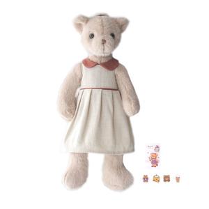Dolls and bears dance Плюшевая кукла в золотом бабочке бежево-желтого медвежонка высотой 35 см