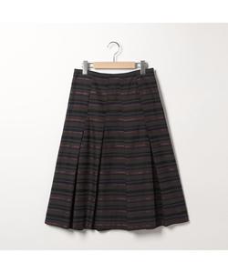 прозрачная полосатая юбка