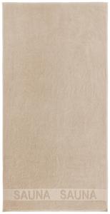 Банное полотенце Bio:Vio серо-коричневый, 90/180 см