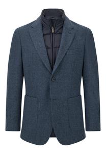 Приталенный пиджак Boggi Milano, темно-синий