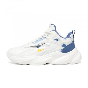 Повседневные кроссовки мужские низкие белый/синий/белый/коричневый/черный WARRIOR