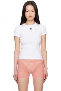 Футболка с логотипом White Moon Jersey Baby Fit Marine Serre