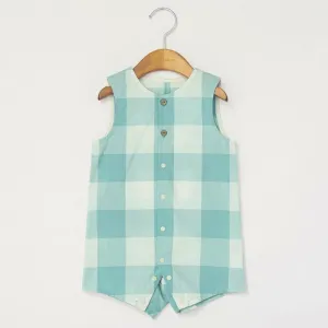 Комбинезон с клетчатым рисунком в тон ткани Branshes, цвет Green