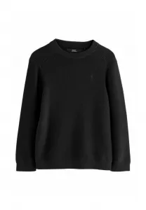 Джемпер с круглым вырезом и оленьим кроем Next, Black