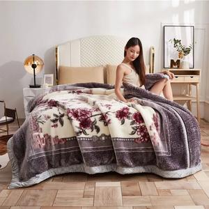 Fuanna Одеяло 200х230 см, двойной слой, утолщенное, вес 4 кг, цвет Ink Painting Years