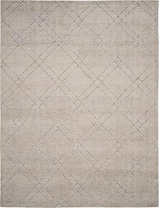 Ковер для пола SAFAVIEH, 244 x 305 см, Stone Wash Collection Khaki / Grey STW701B ручной работы с узором Trellis Bamboo Silk