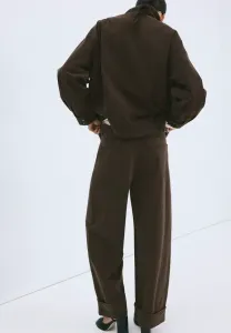 Джинсы свободного кроя Mango, Brown