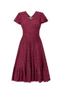 Платье Yumi, бургундия