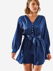 Bianco Lucci Платье в морском синем цвете