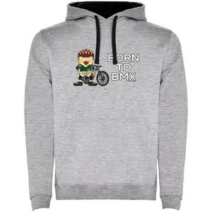 Худи Kruskis Born To BMX Two-Colour, серый