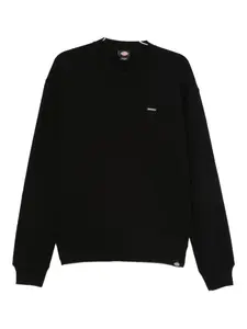 Свитшот с нашивкой-логотипом и круглым вырезом Dickies, черный