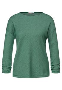 Топ STREET ONE Shirt, зеленый