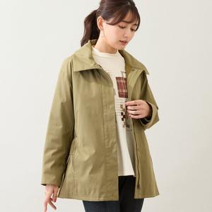 Пуховая куртка с отложным воротником и разделительной перегородкой