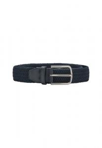 Ремень Mango Braided belt, Royal Blue