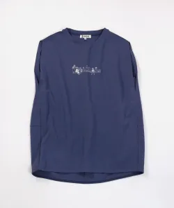 Топы без рукавов свободного кроя Studio Picone, цвет Navy (060)