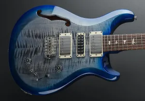 Paul Reed Smith S2 Special Semi-Hollow - Выцветший серо-черный с синим градиентом