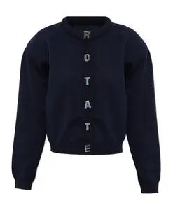 Кардиган с логотипом Rotate Birger Christensen, синий