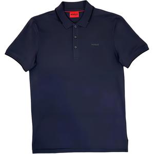 Футболка поло с коротким рукавом мужская черная HUGO BOSS