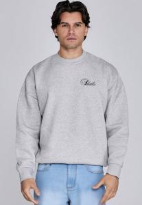 Толстовка SIKSILK Sweatshirt, Grey Marl/Grey
