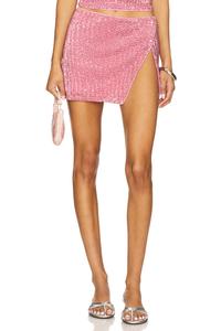 Мини-юбка Selma Lovers And Friends, light pink sequin