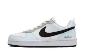 Thermal Slip Resistant Cushioning Abrasion Resistant Lightweight Breathable Low top Skateboard Shoes Men's Nike, небесно-голубой