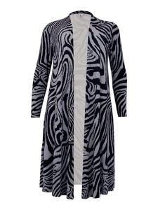 Вязаный кардиган YOEK Knit Cardigan, цвет grey/black