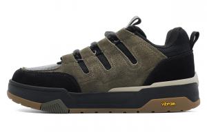 Кроссовки Dickies Skateboarding Shoes Men Low-top Army Green / White Gray / Sand, хаки/черный