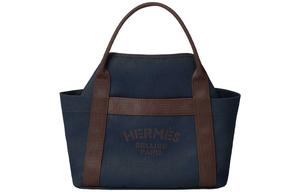 HERMES Водонепроницаемая конская сумка из брезента Дорожная сумка Холщовая сумка Покупная сумка Унисекс