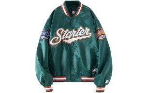 Бейсбольная куртка унисекс зеленый Starter