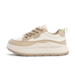 Humanism 1986 Массивные кроссовки женские низкие белые черно-белые бело-красные бежево-белые, цвет White Khaki