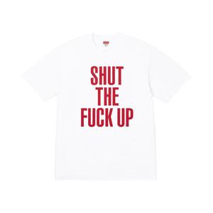 Футболка Supreme x Number (N)Ine Shut Up Tee, белый