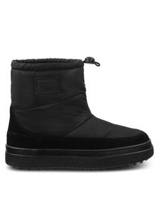 Женские зимние полусапоги Gant Snowhill стеганые на кулиске, черный