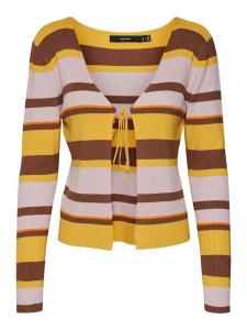 Вязаный кардиган VERO MODA AURA, коричневый