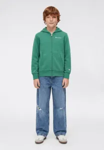 Толстовка на молнии с контрастными иконками Champion, Dark Green