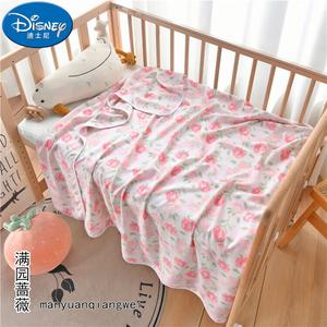 Disney Одеяло 140х200 см, хлопок и шелк, цвет A Garden Full of Roses