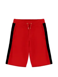 Шорты с вышитым логотипом Givenchy Kids, красный