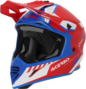 Мотокроссовый шлем Acerbis x-track mips, Red/Blue