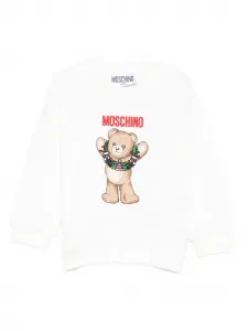 Толстовка с принтом Moschino Kids, белый