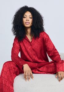 Пижамный топ Calvin Klein Underwear RELAXED PRINT, Red/Bordeaux