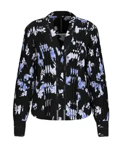 Элегантная блузка с V-образным вырезом Guess, черный