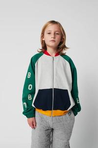 Детская хлопковая толстовка Bobo Choses, серый