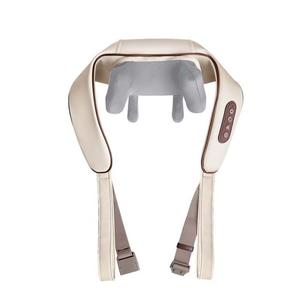 Массажер для шеи с вибрацией, разминающий шейные позвонки, расслабляющий, с usb-зарядкой, модель mh r8 MINGHUANG, Apricot Color - Upgraded Version [Simulated Human Kneading]