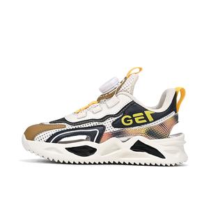 Детские сандалии с низким верхом, противоскользящие, с амортизацией, устойчивые к истиранию, дышащие, с поддержкой NEZHACHAOHAI, бежевый/синий