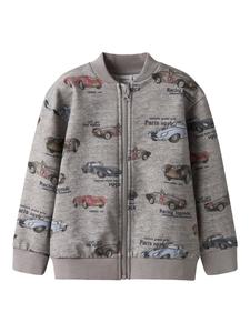 Толстовка с капюшоном на молнии NAME IT, серый