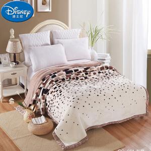 Disney Плед двухслойный 200х230 см, 4,5 кг, светлый желтый, клетка 661, с ручками