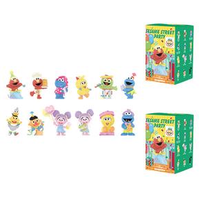 Подарочная коробка-сюрприз с героями Elmo, Cookie Monster, Big Bird POP MART, 2 Pcs Mystery Box