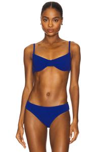 Топ бикини Eva Solid & Striped, maritime navy