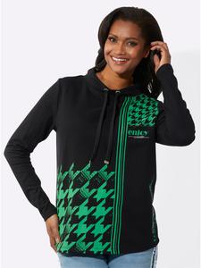 Толстовка с принтом травянисто-зеленого и черного цветов WITT WEIDEN