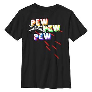 Футболка с принтом X-wing pew pew pew для мальчиков 8-20 Star Wars