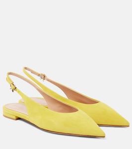 Замшевые туфли с открытой пяткой Gianvito Rossi, Sorrento